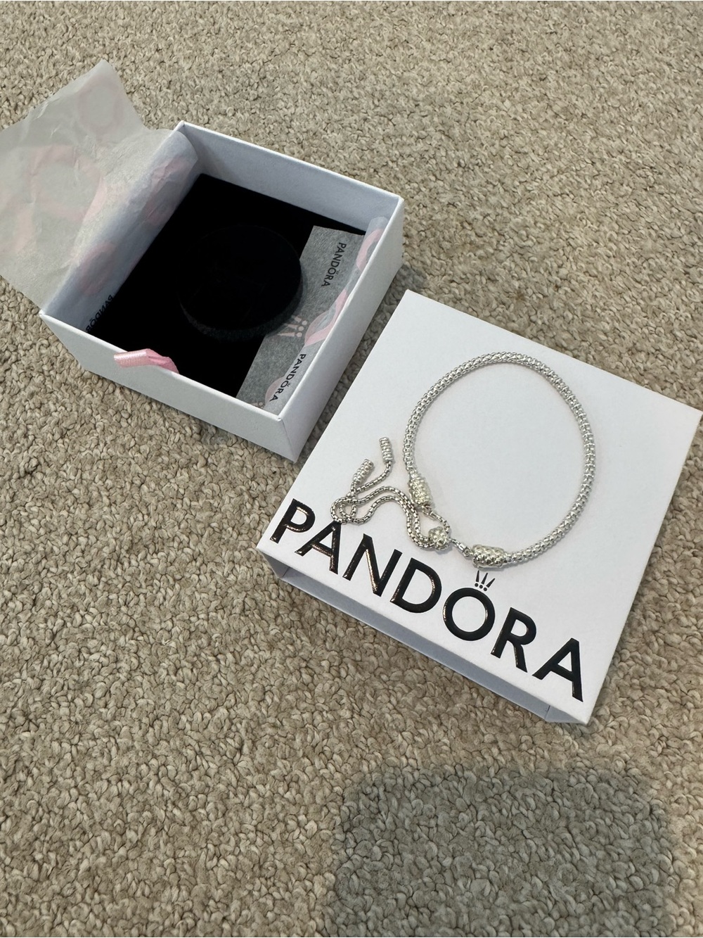 Pandora Adjustable Studded Chain Bracelet - Picture 4 of 7